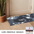 thumbnail image 3 of Dark Blue Camo Irregular Pattern Door Rugs,Washable Non Slip Door Mats Indoor,Decorative Door Mats,Entry Mat Indoor for Entrance,Bedroom,Kitchen,Bathroom,16"x47", 3 of 6