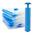 thumbnail image 1 of 6 Pcs Sac sous Vide Transparent, Couette, Combinaison sous Vide, Sac à Vêtements, Sac de compression de Rangement sous Vide Imperméable avec Pompe à Main, 1 of 6