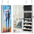 thumbnail image 1 of Gymax Armoire à Bijoux Miroir Mural / Porte Monté Verrouillable W / Image Magnétique, 1 of 10