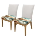 thumbnail image 2 of Sigee Coastal Palm Beach for Square Chair Cushion Covers for Furniture Protector, Couch Cushion Slipcovers-Two Pieces, 2 of 7