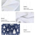 thumbnail image 5 of Christmas Tree Snowflake Blue Hand Towels for Bathroom and Kitchen, Xmas Winter Christmas Tree Hanging Bath Kitchen Towel Washcloths, Absorbent Thick KitchenBathroom Microfiber Towel Bulk, 12"x17", 5 of 6