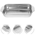 thumbnail image 1 of unbranded De Acero Inoxidable Para Con Profundo Para Asar Y Servir Con Facilidad, 1 of 8