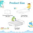 thumbnail image 2 of Pink Moon Unicorn Kids Sheet Set Full Piece Cute Printed Microfiber Bed Sheets for Girls Deep Pocket, 2 of 7