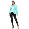 thumbnail image 4 of Women's Casual Long Sleeves Office Workwear Solid Blazer Jacket S-3XL, 4 of 5