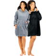 thumbnail image 1 of Set De 2 Camisones Para Dormir Mujer Pijama Aborregada Batas Dama Bluson Maxi Sudadera Polar, 1 of 5