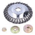 thumbnail image 1 of Trimmer Head, Multipurpose Lightweight Easy To Remove Lawn Mower Cutting Head  Cutting Effect With Protective Cover For Garden, 1 of 8