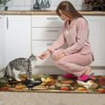 thumbnail image 4 of Rooster Kitchen Rugs Sets of 2, Chicken Farmhouse Washable Anti Fatigue Kitchen Runner Mats for Floor, Non Slip Comfort Standing Holiday Decor Mat for Sink, Laundry, Office 17"x 47"+17"x 30", 4 of 6