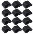 thumbnail image 2 of 50Pcs Garden PE Hook Connection Fastening Clips Drip Tube Fastener Irrigation System Hose Tightening Buckles (16 Tube Hook, Black), 2 of 3