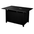 thumbnail image 3 of Charlie Convertible Steel Fire Table, Rectangular, Black, 3 of 8