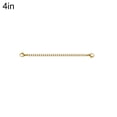 thumbnail image 1 of DIY Jewelry Making Metal Extension Tail Chains with Lobster Clasps, Multi-Size Connector Set for Bracelets & Necklaces, Golden Silvery Rose-Golden Finish, 2-6 Inch Assorted Pack, 1 of 8