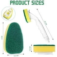 thumbnail image 2 of Heavy Duty Dish Wand with 7 Replaceable Sponge Heads, 2 of 4