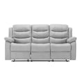thumbnail image 1 of Sillón Reclinable HomeTrends 3 Plazas color Gris Claro, 1 of 4