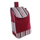 thumbnail image 4 of Bolsa de compras de tela Oxford perfecl carrito de mano plegable reutilizable resistente para carrito de servicios públicos rojo, 4 of 7