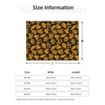 thumbnail image 3 of KLL fall leaf Print Fleece Throw Blanket, Horizontal Fleece Bedding Cute Soft Blankets Comfy Fleece Flannel Plush Home Decor for Couch & Bed -60"x50", 3 of 9