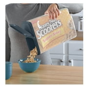 Mainstays Clear Plastic Cereal Dispenser with Lid, 32 Cup Airtight Cereal Storage Container for Pantry Organization and Dry Food Storage, 9.75 x 5.38 x 13.5