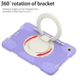 thumbnail image 3 of Dteck for Galaxy Tab A9 Case 8.7 Inch Case, Rugged Case for Samsung Galaxy A9 Tablet Case with 360 Rotating Stand Shoulder Strap Pen Holder, 2023 Model(SM-X110/X115/117), Light Purple, 3 of 9