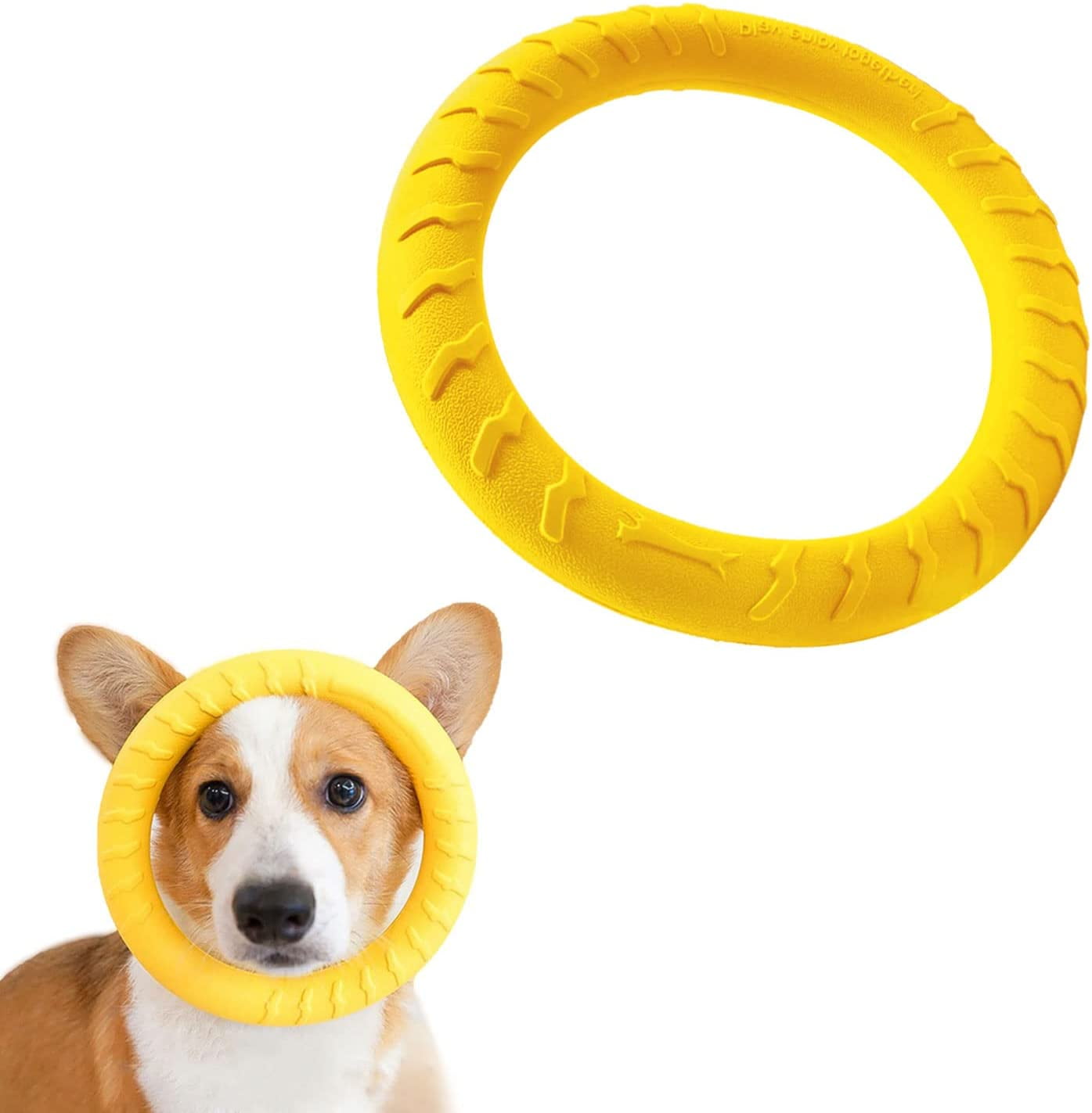 indestructible floating dog toy