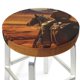 thumbnail image 3 of Balery Western Desert Cowboy Cloud Fundas de asiento para taburete de bar redondo de tela de terciopelo ajustables que protegen de arañazos y manchas para sillas de 14 a 17 pulgadas.-13 inch, 3 of 7