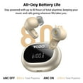 thumbnail image 5 of TOZO NC20 Smart Active Noise Cancelling Wireless Earbuds, LDAC Hi-Res Audio, Stereo Bass, 6 Mics AI Clear Calls, 80H Play, 32 EQ via App, IPX8 Waterproof Headphones, Wireless Charging, LED Display, 5 of 9