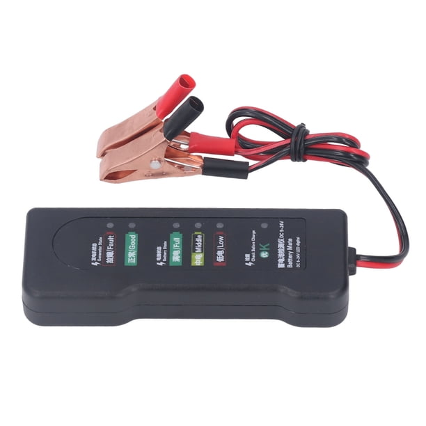 Detector de fallas de batería, probador de batería de automóvil de 12 V Probador de batería de automóvil Probador de batería de automóvil Tecnología innovadora