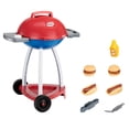 thumbnail image 3 of Little Tikes Sizzle & Serve Grill – Red, White & Blue, 14 Accessories, Little Chef Interactive Cooking Playset for Kids and Toddlers, 3 of 10
