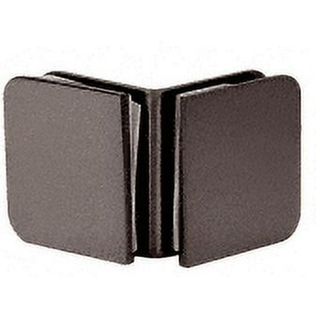 

CRL GCB6900RB Oil Rubbed Bronze 90 Degree Junior Traditional Style Glass Clamp for 1/4 Glass