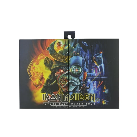 NECA Iron Maiden Future Past World Tour Ultimate Senjutsu Eddie and Somewhere in Time 7" Scale Action Figure