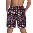 thumbnail image 2 of Lsque Mens Swim Trunks Cute Animal Pattern - Bathing Suit Compression Liner - Beach Swim Shorts Swimwear - (S-3XL) - Stretch Quick Dry -Small, 2 of 9