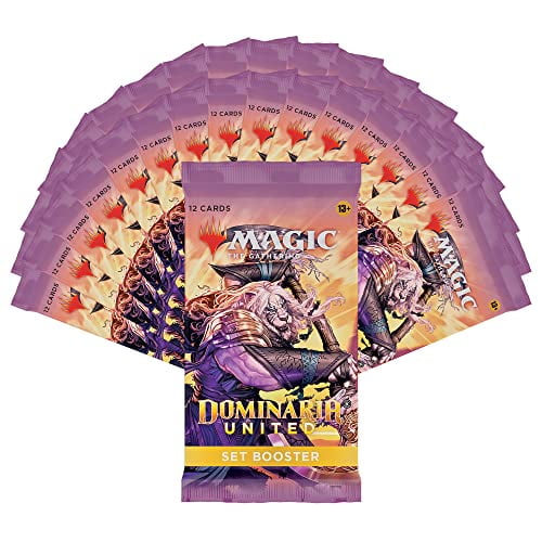 Magic: The Gathering Dominaria United Set Booster Box 30 Packs + Box Topper (361 Magic Cards) Walmart.com