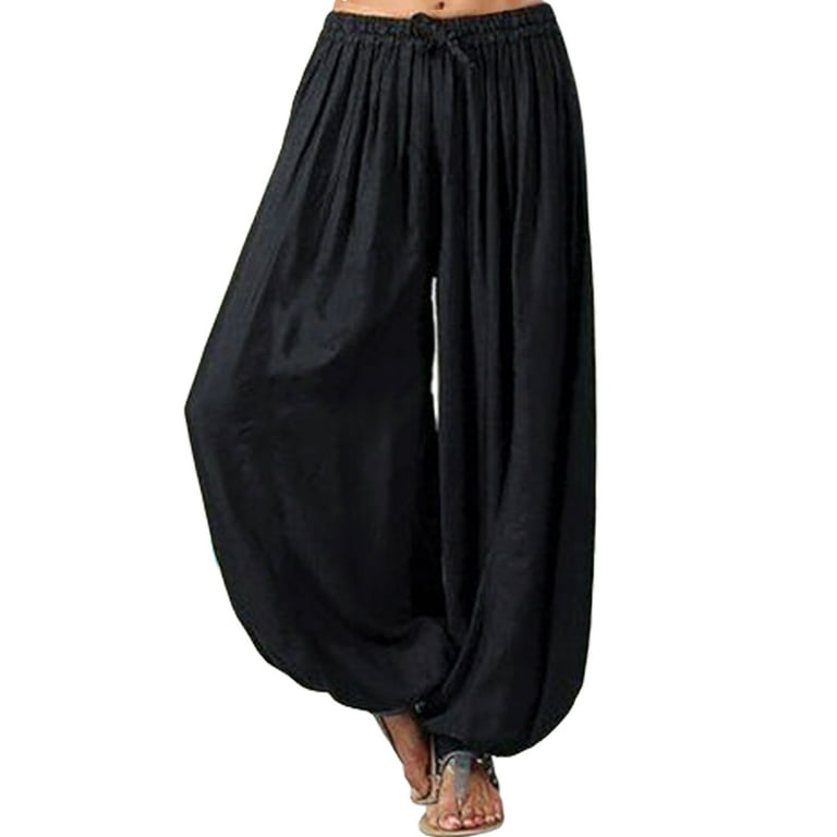 Men & Women Harem Pants Cotton Baggy Yoga Afghani Genie Indian Aladdin  Trouser