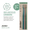 thumbnail image 3 of Cepillo de dientes Jordan Green Clean cerdas suaves, 4 unidades, 3 of 9