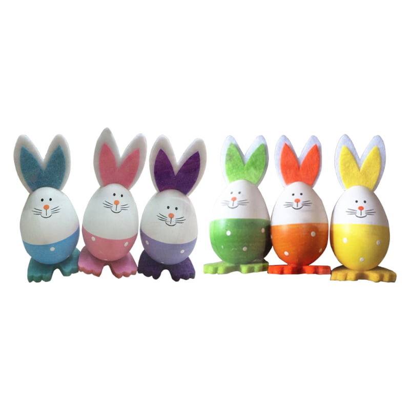 Easter Bunny Eggs Cute Rabbit Chick Hanging Toy Kids Home Party Decor Gifts Egg 