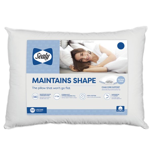 Sealy Extra Firm Maintains Shape Pillow