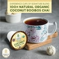 thumbnail image 4 of Organic Coconut Rooibos Chai Tea Pods Compatible with Keurig Brewers by Teavity  (Rooibos Chai Tea, 12 Tea Pods), 4 of 7