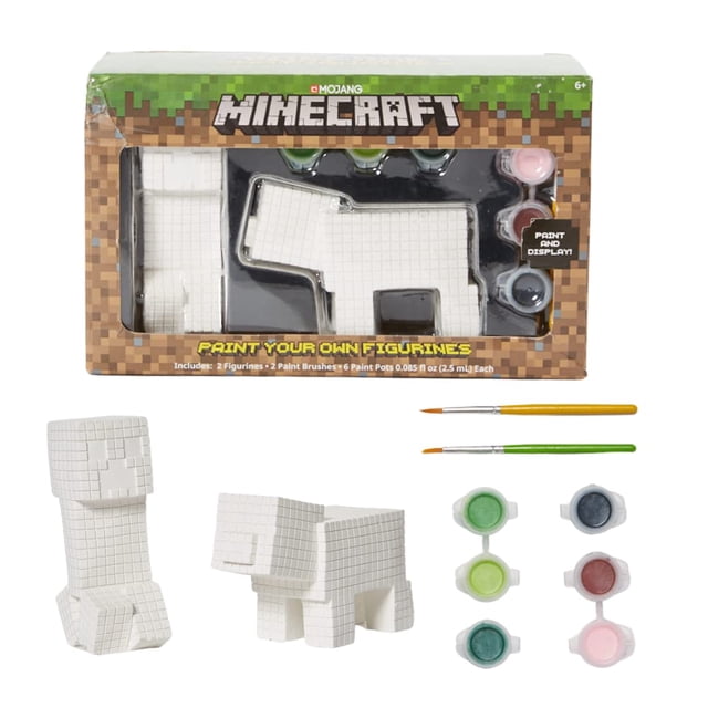 Set Pinta tus propias figuras Minecraft Reuben Creeper