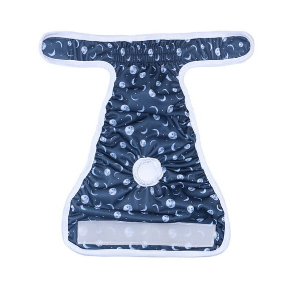 Washable Female Dog Diaper - No Leak Reusable Diapers for Doggy Female in Period - Highly Absorbent Dog Heat Panties with Adjustable Snaps Pet Physiological Pants