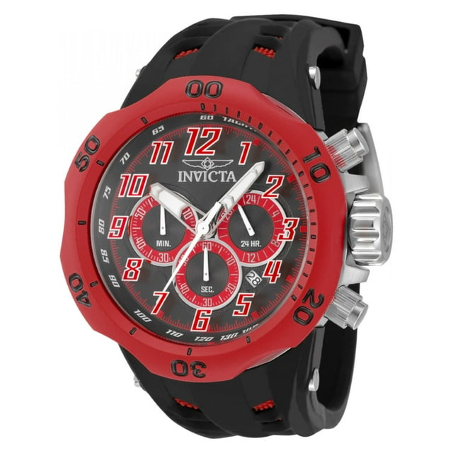 RELOJ INVICTA 48237 ROJO, NEGRO