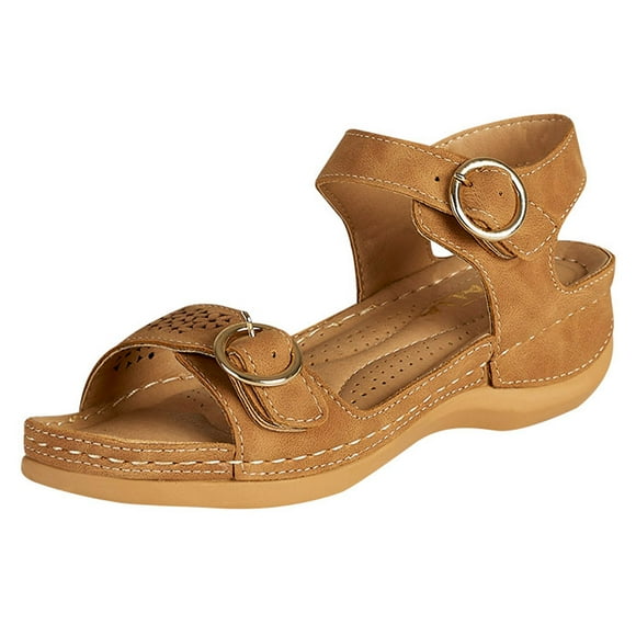 Huarache Confort Moderno Para Mujer CASTALIA 144-35 Doble Ajuste