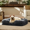 thumbnail image 5 of PayUSD Warming Fluffy Orthopedic Dog Beds for Large Dogs,Dog Bed with Plush Thick Egg Foam Support and Non-Slip Bottom, Large Waterproof and Machine Washable Pet Bed Cover, 5 of 8