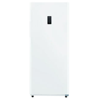 GE 33 in. 17.3 cu. ft. Upright Freezer with Adjustable Shelves & Digital  Control - White