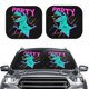 thumbnail image 2 of Balery Rex Dinosaur With Sunglasses Parasol para parabrisas de coche de 2 piezas | Parasol plegable para parabrisas delantero de coche para la mayoría de sedanes-Large, 2 of 6