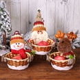 thumbnail image 4 of Bolsa de regalo, cesta de frutas, colgante de Navidad, accesorio de bricolaje, adorno de árbol multiusos, decoraciones para festivales, Kits de decoración para fiestas Forma de muñeco de nieve Toystoory HA069777-02, 4 of 6