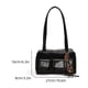 thumbnail image 2 of Bolso Cuero Hombro Y2k para Mujeres Compras () Negros, 2 of 4