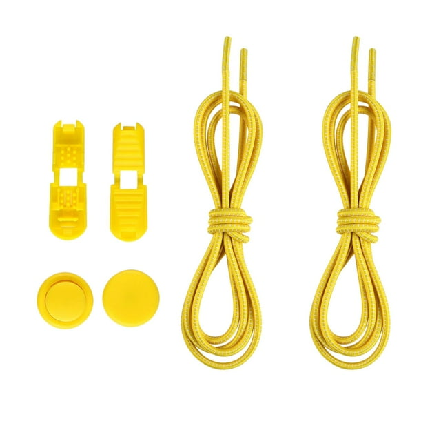 Cordones elásticos reflectantes jinwen sin lazo 47'(120 cm) Amarillo