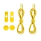 thumbnail image 2 of Cordones de goma elásticos reflectantes Fernando 47' (120 cm) sin Cordones Amarillo, 2 of 8