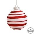 thumbnail image 2 of Vickerman N100712 80MM Candy Cane Balls 4-Box, 2 of 3