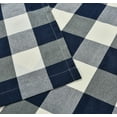 thumbnail image 4 of Kate Aurora Navy Blue Plaid Lodge Farmhouse Grommet Curtains, 54” x 84” (2 Panels), 4 of 6