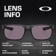 thumbnail image 4 of Oakley OO9189 Twoface Square Shaped Non-Polarized Sunglasses for Men - Includes Official Eyewear Kit - Steel Frame with Prizm Grey Lens, 4 of 6