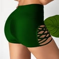 thumbnail image 2 of Agkizg 5" Swim Bottoms,High Waist Elastic Side Cutout Tummys Control Bathing Suits Bottoms,Casual Comfortable Swim Trunks (Women's), 2 of 6
