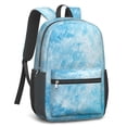 thumbnail image 2 of 17 Inch Lightweight Backpack,PVC Waterproof Oxford Fabric, Ergonomically Designed, with Large Capacity, Frozen Aesthetic Pattern, 2 of 5